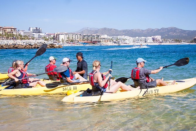 Private Los Cabos Arch and Playa del Amor Tour by Glass Bottom Kayak - When the Pacific Takes Over: The Wave Reality at Love Beach