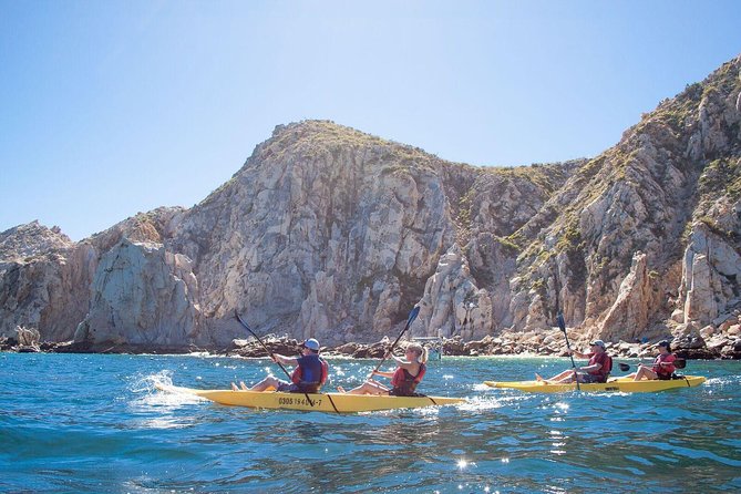 Private Los Cabos Arch & Playa del Amor tour by Glass bottom kayak - El Arco de Cabo San Lucas: sea lions, photos, and the famous rock