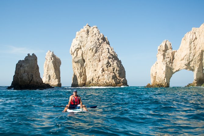 Private Paddleboard and snorkel at the arch - Stop 1 and Stop 2: Pelican Rock Meets El Arco Views