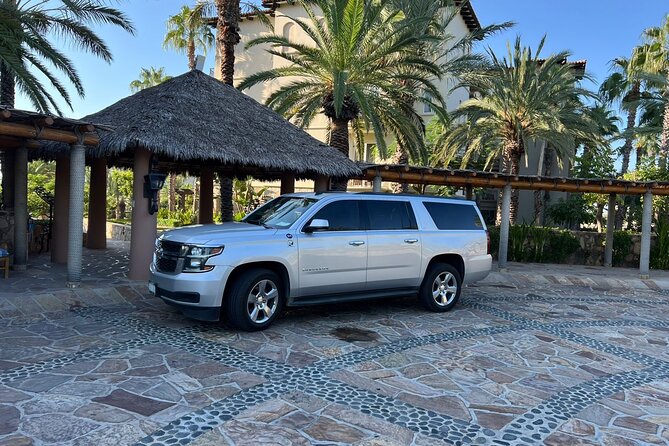 Private Round Trip Airport Transfer SJD to San Jose del Cabo - Finding Your Driver at SJD: Umbrellas 1 to 14, Umbrella 10, Your Name Sign