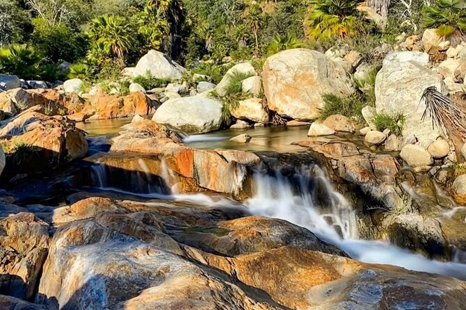 PRIVATE Sierra de Laguna Hiking & Natural Water Swim Waterfall - Snacks, bottled water, and the handmade ice cream stop