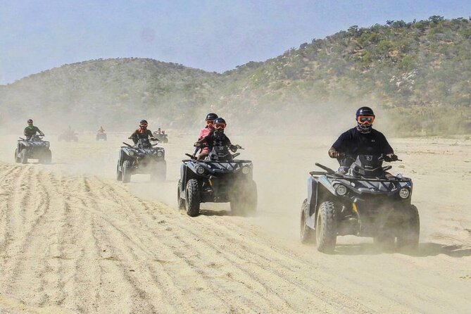 Ride through Bajas wild beauty—from desert trails to ocean views. - Desert and ocean in one 2-hour ATV day