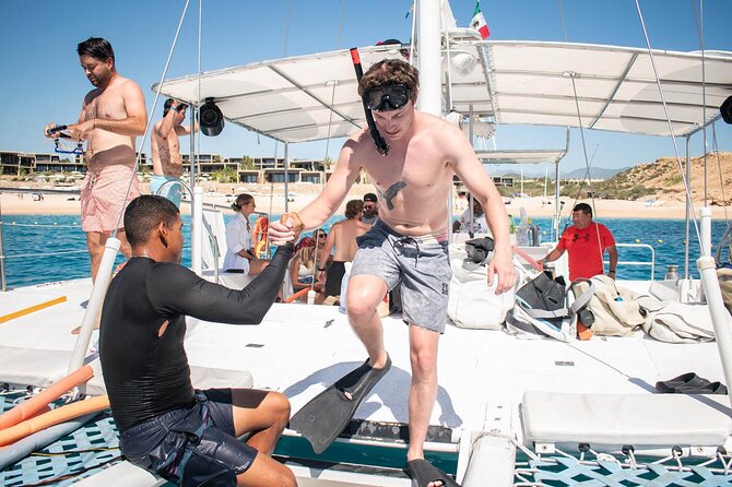 Snorkel Cruise in Los Cabos - Open Bar on Deck: Drinks, Music, and the Party-But-Not-Chaos Balance