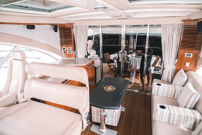 Steel Aweigh 65ft Sea Ray Yacht Rental - Crew service is the headline: Fernando x2, Brian, and Chef Omar