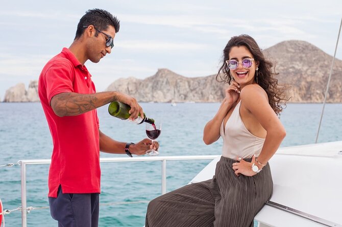 Sunset Cruise in Los Cabos with Jazz and Wine - Tropicat catamaran vibes: chill, roomy, and made for sunset