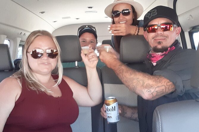 van private one way from airport to your Hotel in los cabos - Inside the Van: Comfort, Water, and Space With Luggage