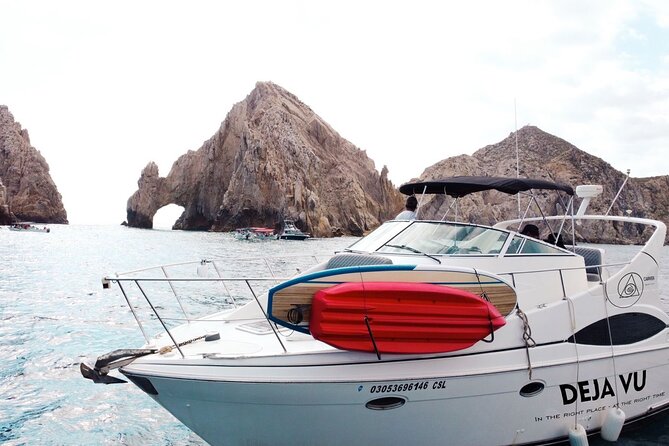 Yacht Carver - Luxury Private Yacht Tour - El Arco in 30 minutes: iconic arch photos plus sea lions up close