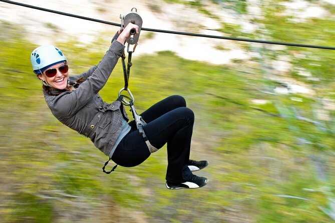 Zipline Extreme at Canopy Costa Azul: suspension bridge, rappel and ziplines - On course: ziplines, harness checks, and the rappel wall