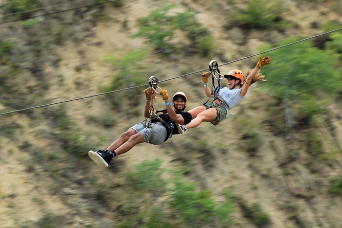Ziplines Adventure – The Fastest & Best ones Crossing the Canyon - Views You Actually Notice: Desert, Pacific, and the Sea of Cortez